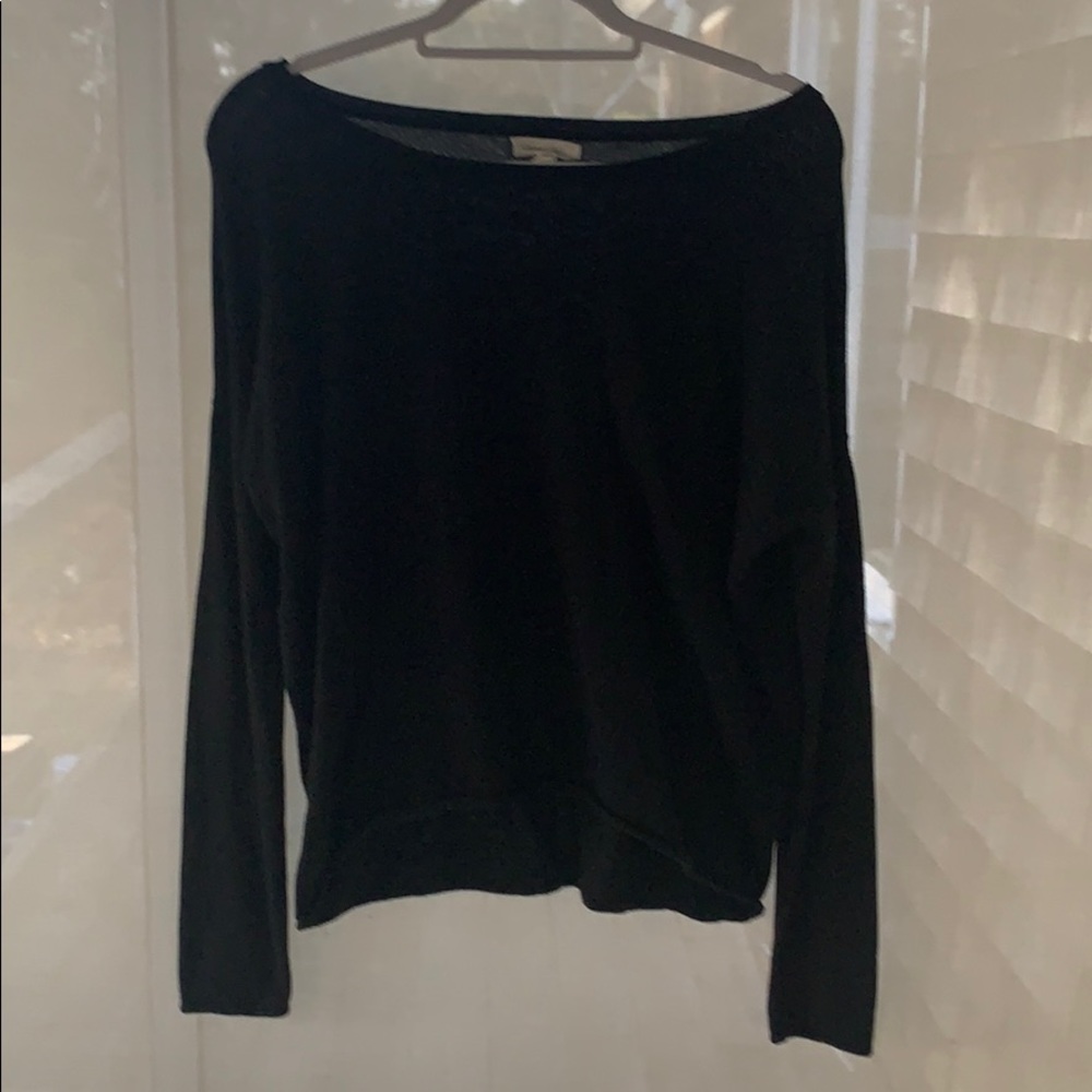 Garnet Hill Black Sweater